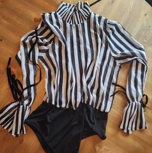 Plus size bodysuit perfect for Halloween!